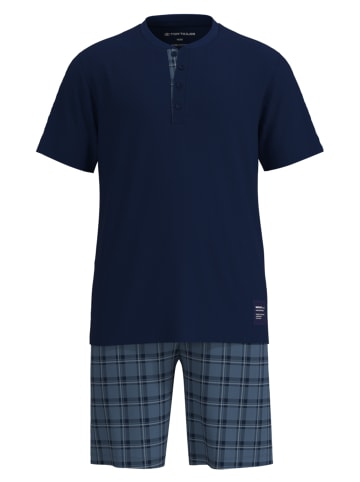 Tom Tailor Shorty Denver in blau-mittel-Karo