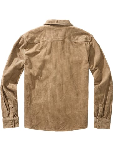 Brandit Hemd "Corduroy Classic" in Beige