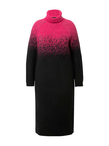 Ulla Popken Strickkleid in schwarz