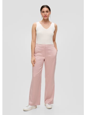 s.Oliver BLACK LABEL Hose lang in Pink