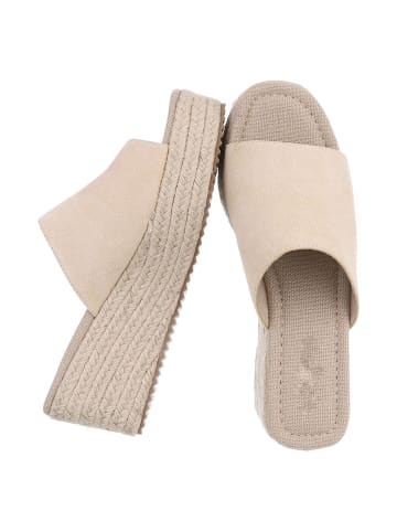 Ital-Design Sandale & Sandalette in Beige