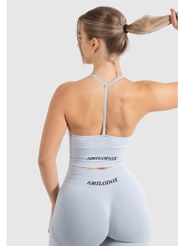 SMILODOX Top Batik Acid Vera in Hellblau