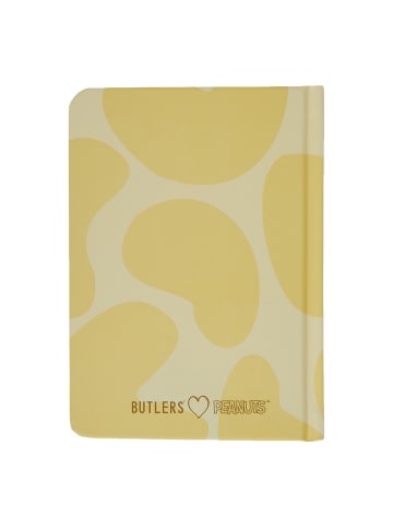 Butlers Notizbuch PEANUTS DIN A6 Noted in Gelb