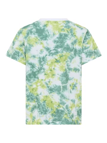 Kangaroos T-Shirt in grün gemustert