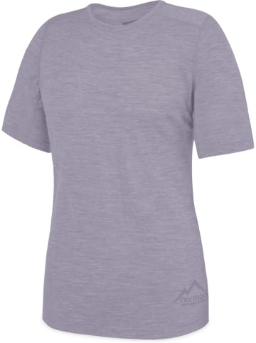 Normani Outdoor Sports Damen Merino T-Shirt Cairns in Lila