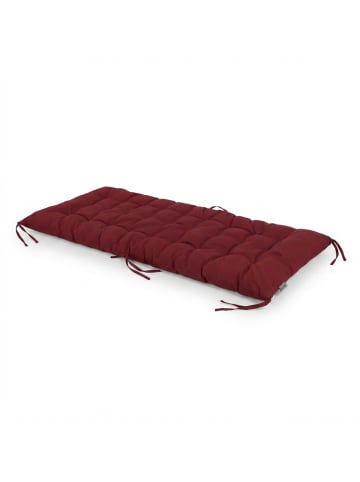 relaxdays Bankauflage in Rot - 160 x 50 cm