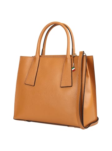 Florence Florence Handtasche Leder tan, hellbraun ca. 32cm