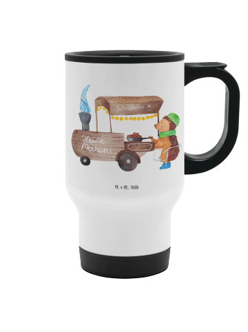 Mr. & Mrs. Panda thermosbecher Igel Maronen ohne Spruch in Weiß