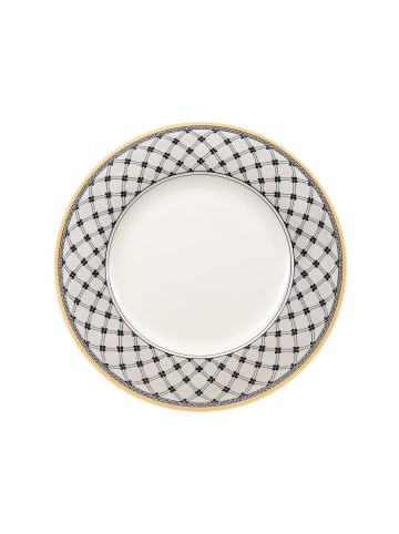 Villeroy & Boch Speiseteller Audun Promenade in ø 27,1 cm in weiß-grau-gelb