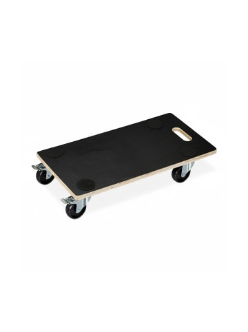 relaxdays 10x Transportroller in Schwarz - (B)58 x (H)11,5 x (T)30 cm