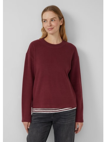 s.Oliver Sweatshirt in 3902_bordeaux