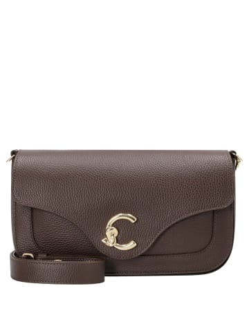 COCCINELLE C-Me - Umhängetasche M 26 cm (noir) in brunette