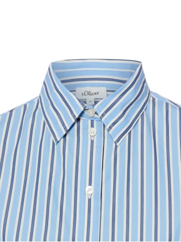 s.Oliver Bluse in blau weiß