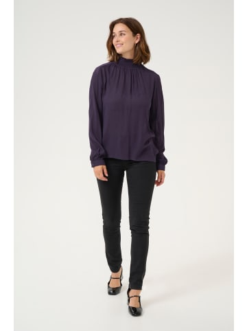 Kaffe Langarm-Bluse Trine in Dawn Purple