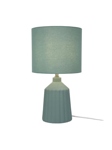 relaxdays Tischlampe in Mintgrün - (H)42 x Ø 23 cm