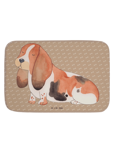 Mr. & Mrs. Panda duschmatten Hund Basset Hound ohne Spruch in Hundeglück