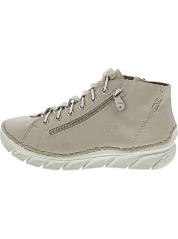 rieker Schnürstiefelette Beige