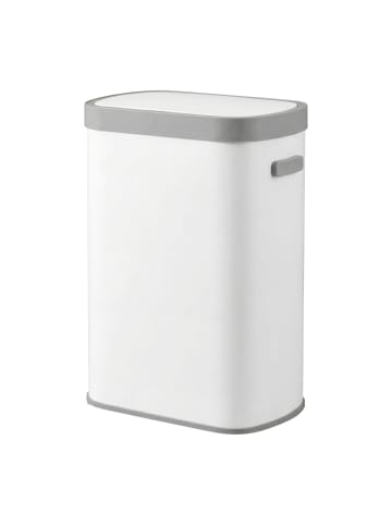 SONGMICS Mülleimer Powe in Weiß - (B)27.1 x (H)58.7 x (T)42.5 cm - 50 L
