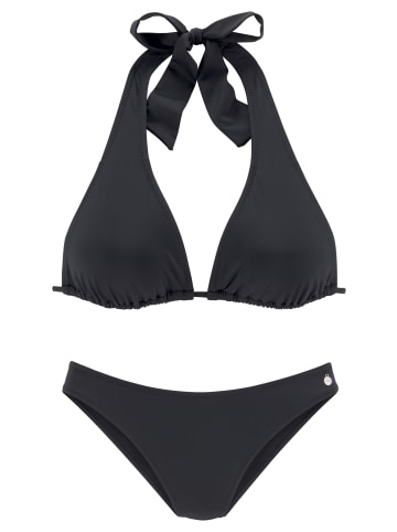 LASCANA Triangel-Bikini in schwarz