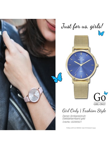 Girl Only Armbanduhr-Analog gold mittel (ca. 34mm) Girl Only Mademoiselle