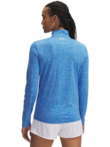 Under Armour Longsleeve "Tech 1/2 Zip-Twist" in Blau