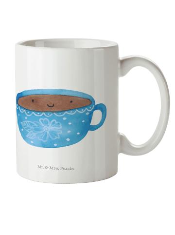Mr. & Mrs. Panda Campingbecher Kaffee Tasse ohne Spruch in Weiß