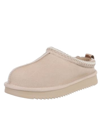 Ital-Design Stiefelette in Beige