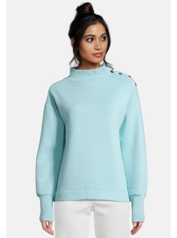 Salzhaut Sweatshirt Krüüs in Aqua