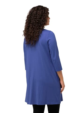 Ulla Popken Longshirt in blau lila