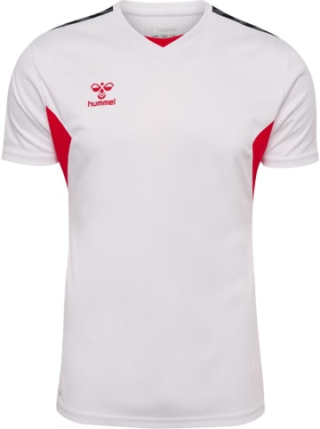 Hummel T-Shirt "Hmlauthentic Pl Jersey S/S" in Weiß