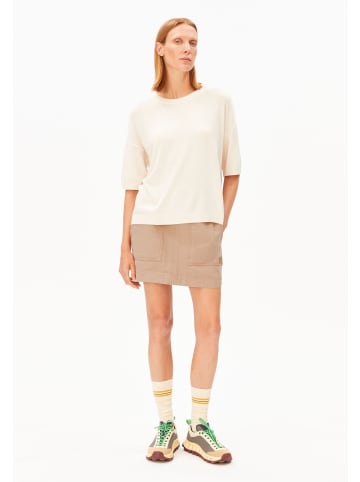 armedangels T-Shirt SL Linen Blend in ecru