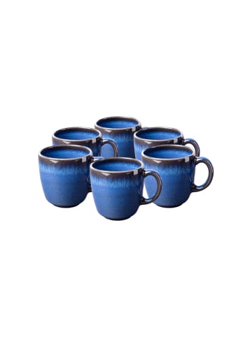 like. by Villeroy & Boch Kaffeetasse 6 Stk Lave bleu in blau