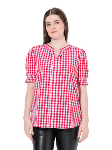 Ulla Popken Trachtenbluse in salsa