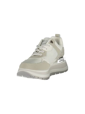 Laura Biagiotti Weiße Polyurethan-Sneaker
