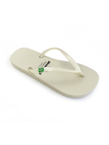 Brasileras Zehentrenner "Classic Pearl W" in Silber