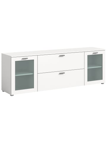 ebuy24 TV Tisch Xeno Weiß 180 x 37 cm