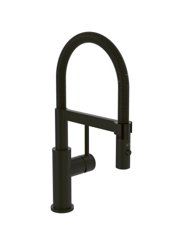 Villeroy & Boch Küchenarmatur Steel Expert Compact in Schwarz 14,3 cm in schwarz