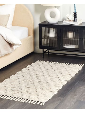 Beliani Kurzflor AKSARAY in Beige - (W) 80 x (H) 1.5 x (L) 150 cm
