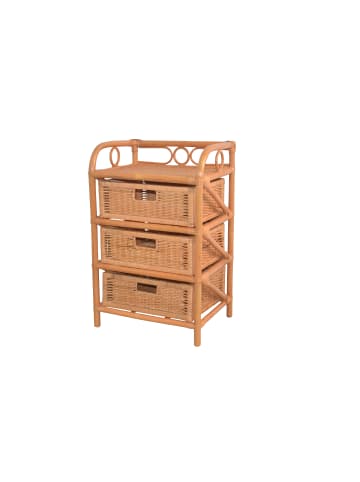 möbel-direkt Rattanregal Rully in honigfarben