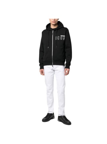 Dsquared2 Logo Print Kapuzenjacke Schwarz