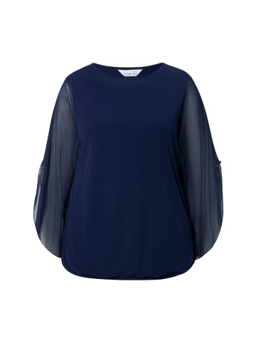 MIAMODA Bluse in dunkelblau