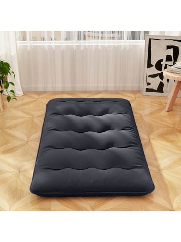 COSTWAY Tatami-Matte Bodenmatratze 90 x 200 cm in Schwarz