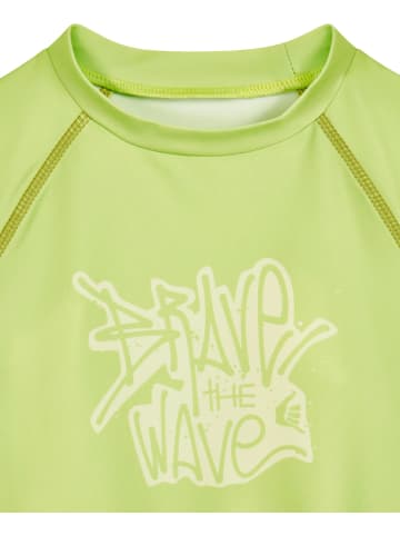 Playshoes UV-Schutz Bade-Shirt 1/2-Arm Wave in grün