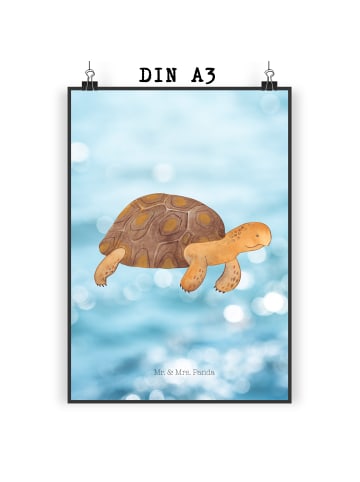 Mr. & Mrs. Panda Bild Schildkröte MHerzieren ohne Spruch in OZeichenanblue