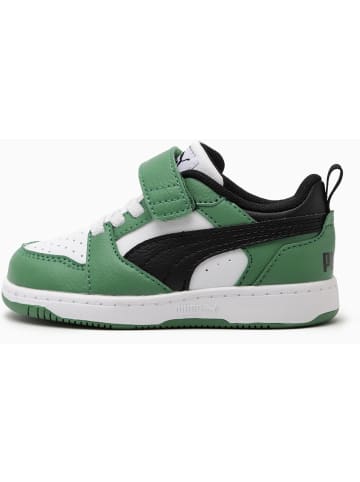 Puma Kinder Sneaker "Rebound V6 Lo AC+ Inf" in Weiß