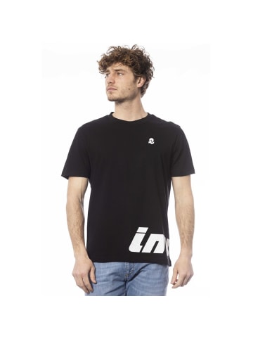 Invicta Schwarz Baumwolle Herren T-Shirt