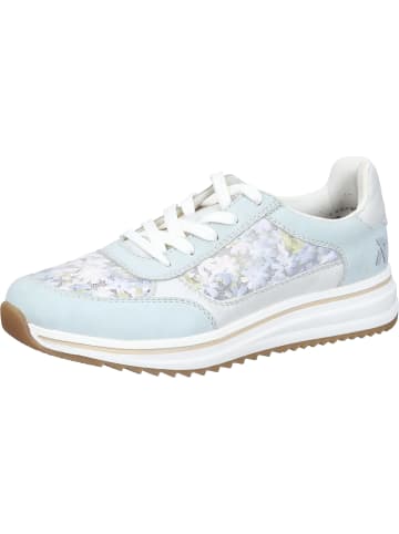 rieker Schnürschuhe in palecyan/weiss-blau/perlmutt