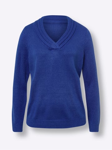 Sieh an! Pullover in royalblau