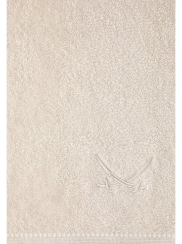 Sansibar 2er Badetuch-Set „Frottier-Kollektion Classic“, 90x180 cm in Sand