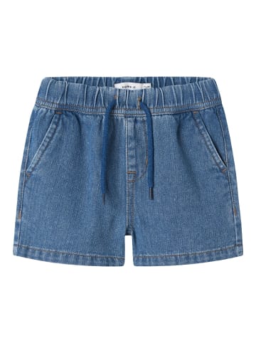 name it Jeansshorts in Dark Blue Denim